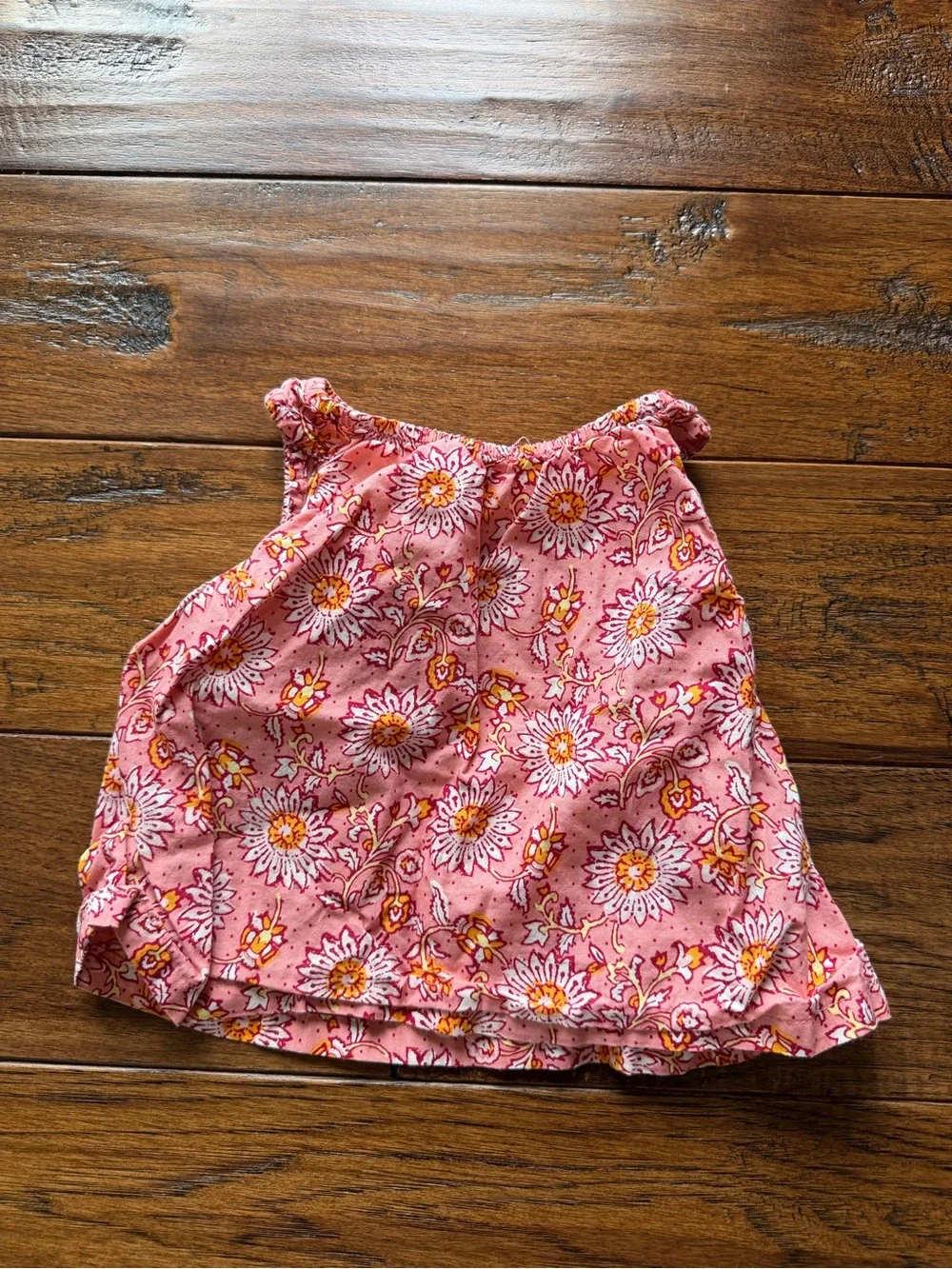 GAP 6-12 Month Pink Floral Baby Shirt